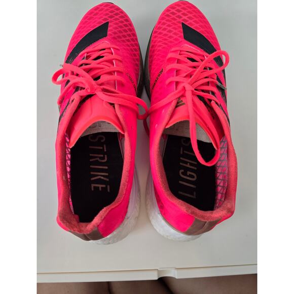Adidas Adizero Women’s US 9.5 Pink Coral Running Shoes Athleisure Performance - Picture 5 of 11